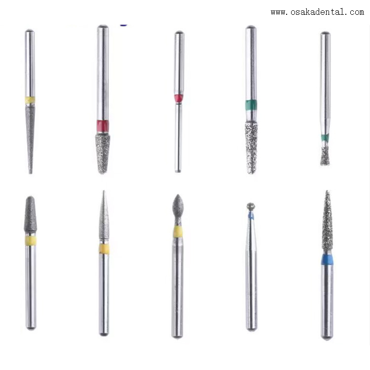 Dental High Speed Handpiece Diamond Burs