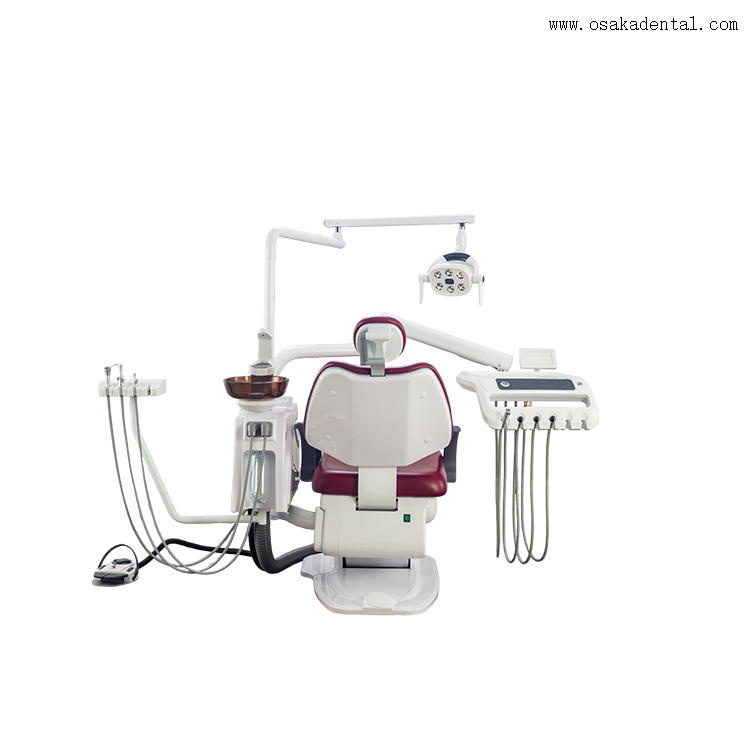New Design Touch Type Instrument Tray Dental Chair with 9 Memory