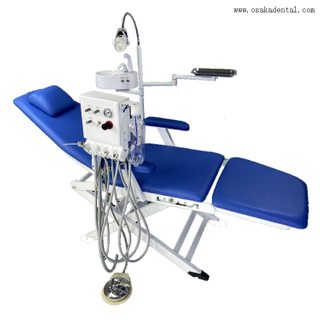 Dental Portable Dental unit with Wall-mounted turbine and LED lamp