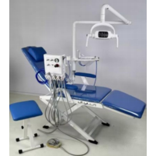 Dental Portable Electric dental unit with LED lamp with stool