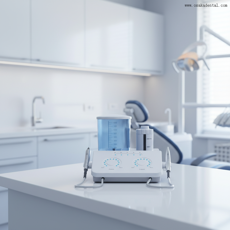 Dental Scaler with Air Prophy Two in One Device