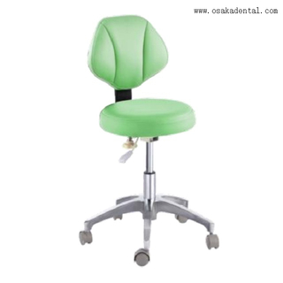 Comfortable dental stool with microfiber leather 