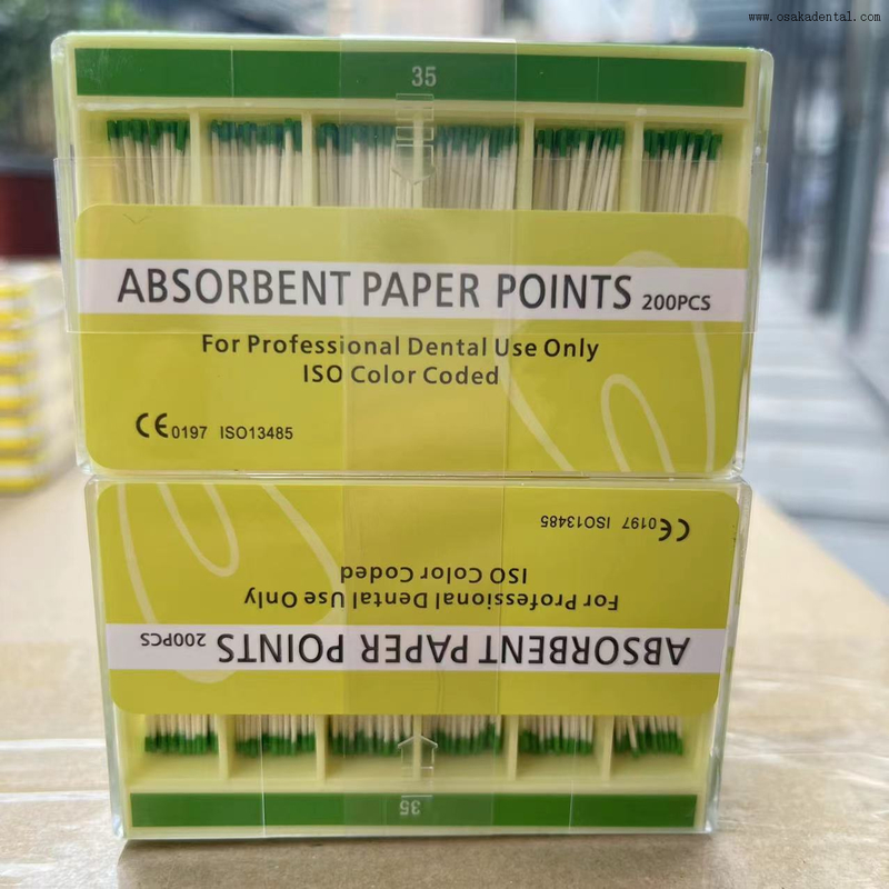 Dental Use Paper Points Absorbent Cleaning Paper Points Dental Consumables