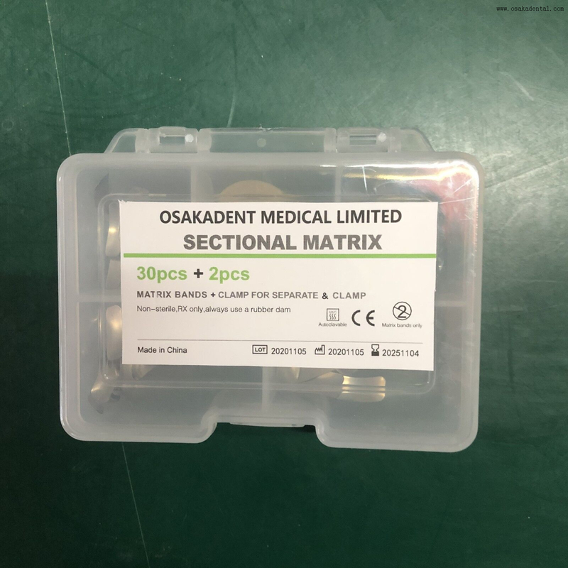 Dental sectional matrix kit dental matrix band