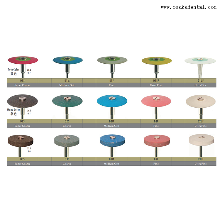 Dental Diamond Silicone Polisher Wheel