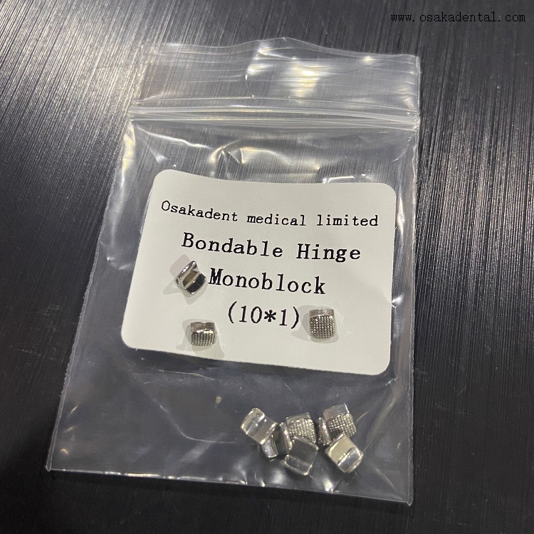 Dental Orthodontic Bondable Hinge Monoblock
