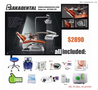 Luxury high quality dental unit set with full option for dental clinic use