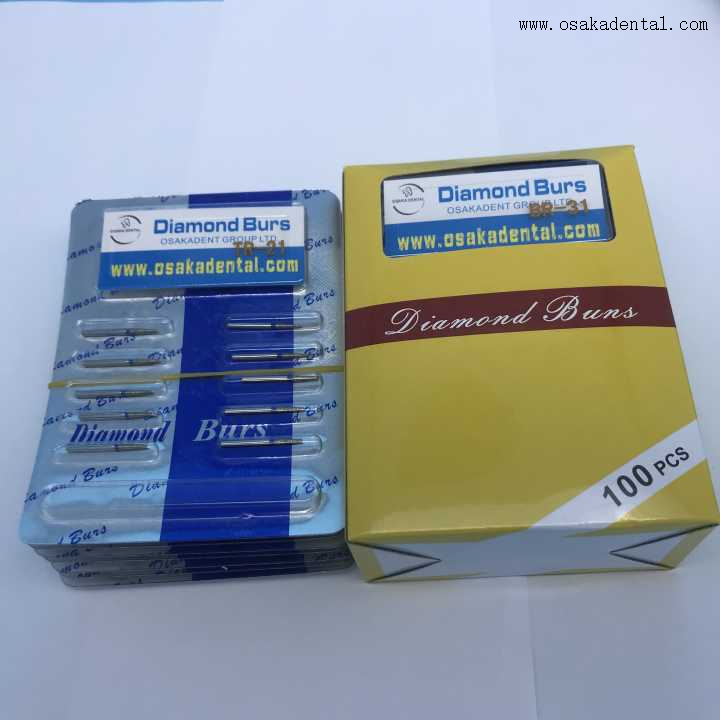 High Speed Dental Handpiece Diamond Dental Burs
