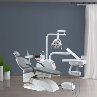 Dental chair with LED lamp