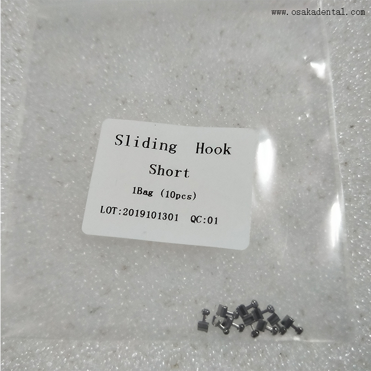 Dental Orthodontic Accessories Sliding Crimpable Hook