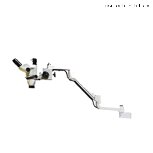 Yellow colour dental chair unit with microscope and oral camera with 17 inches monitor