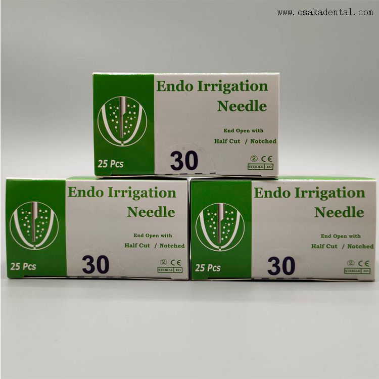 Half Cut Dental Irrigation Needles for Root Canals