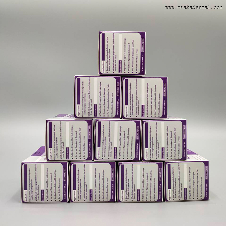 Dental Irrigation Needles with Double Side Vent