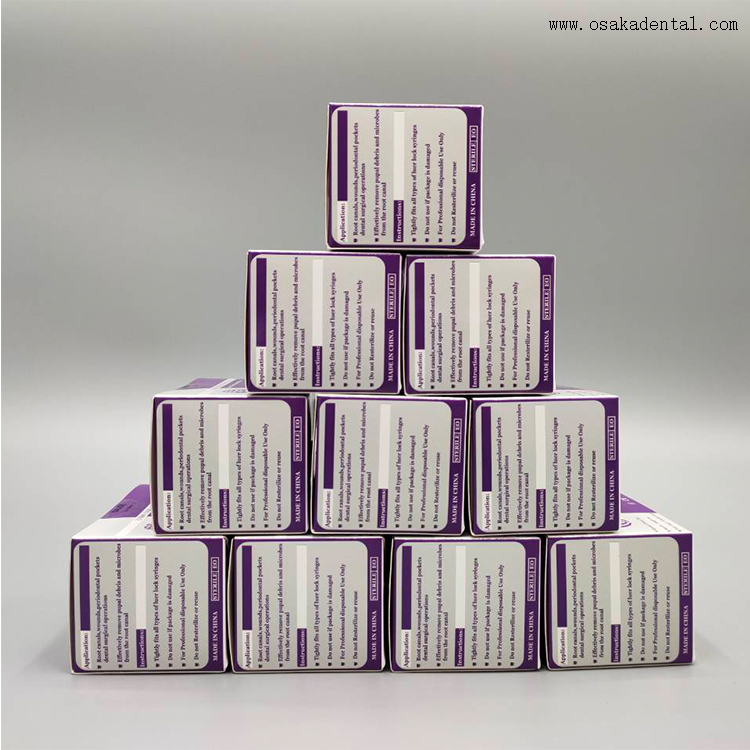 Dental Irrigation Needles with Double Side Vent