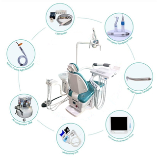 Comfrotable Dental Chair with Stable Quality and LED Lamp