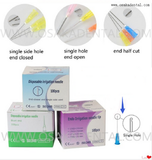 Dental Disposable Irrigation Needle Single Side Hole End Close/open OSA-E30