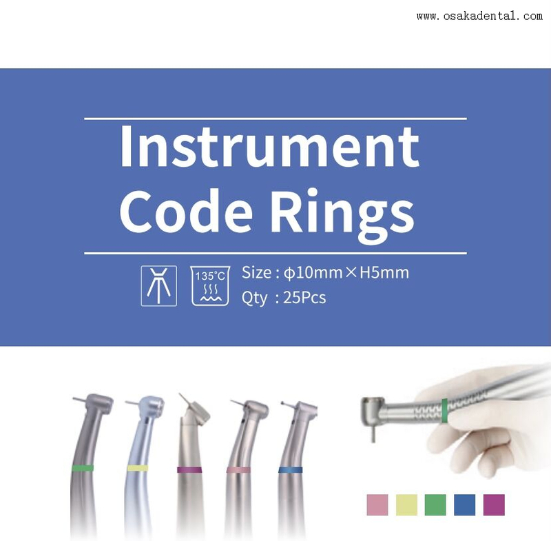 Dental handpiece Instructment code rings