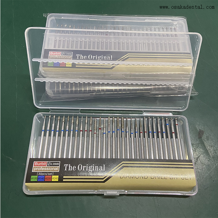Dental Lab Diamond Burs for Straight Handpiece Use