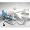 Soft leather dental chair with big x ray viewer/High class dental chair 