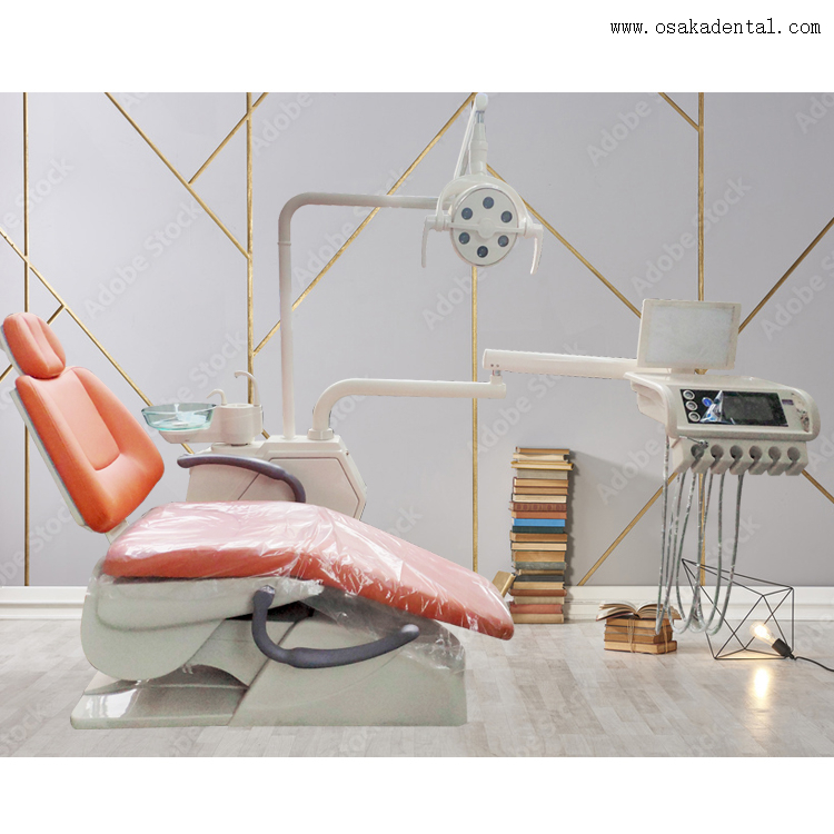 Soft Leather Dental Chair with All-in-one Machine