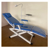 Cheaper Portable Dental Chair Unit with Led Lamp and Metal Tray