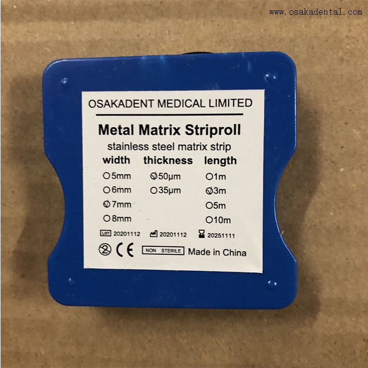 Dental Material Dental Stainless Steel Matrix Band