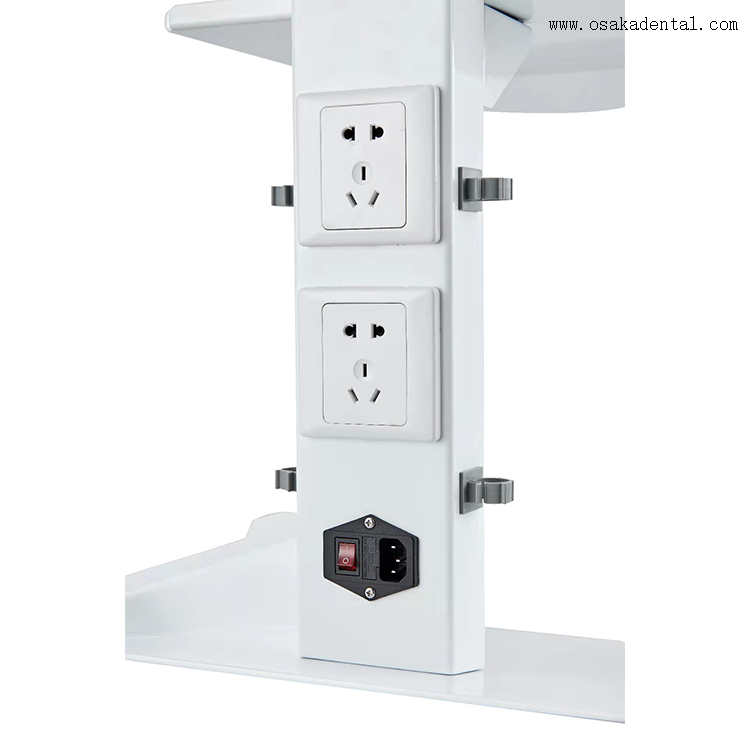 Dental Equipment Mobile Tool Cart with Outlet