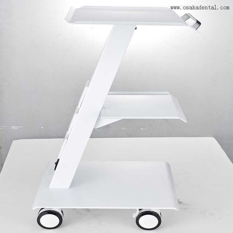 Dental Mobile Tool Cart with Outlet