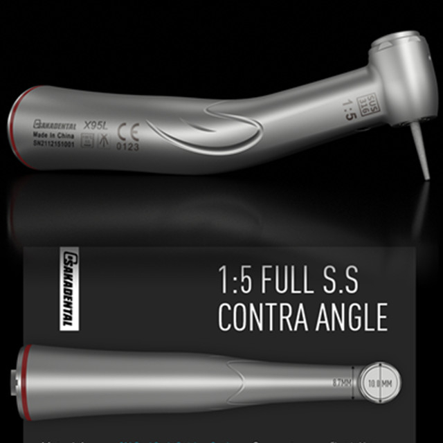Dental Handpiece Manufacturer Mini Head Contra Angle 1:5 