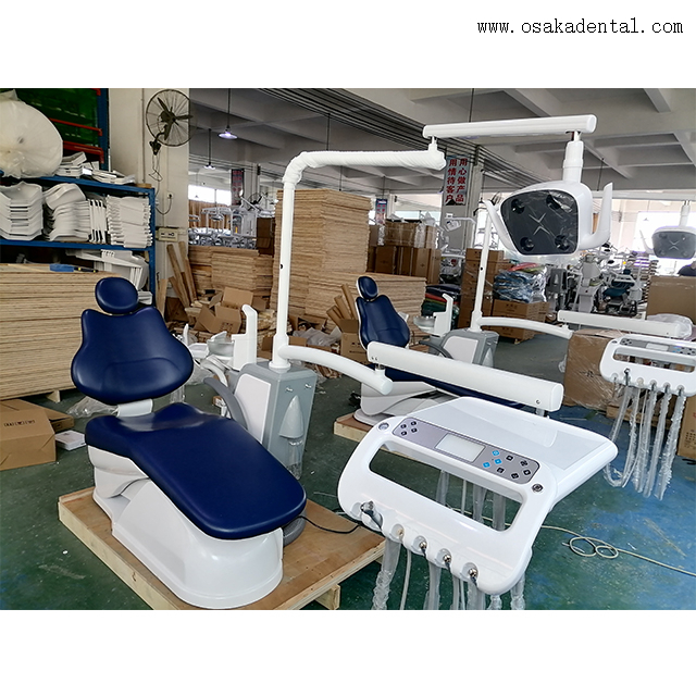 High class dental chair with dental chair unit for dental clinic