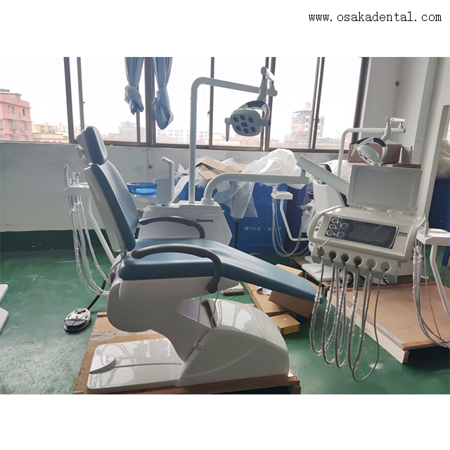 High quality dental chair for dental clinic with high quality leather cover