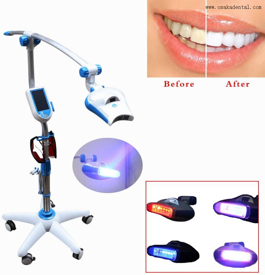 Digital Display panel Mobie teeth whitening lamp with wheel