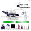 High class purple colour dental chair from OSAKA dental chair unit with dental whitening machine and dental algiante
