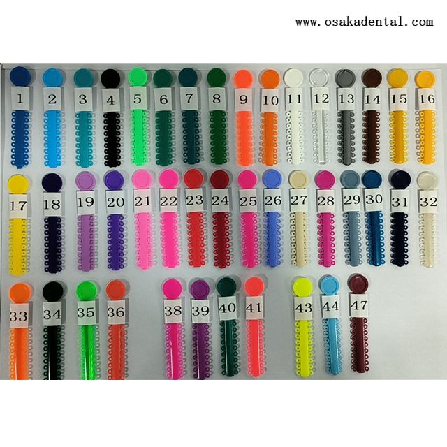 Dental Orthodontic Rubber Elastics Bands – 2.5/3.5/4.5/6.5oz – 1/8 To 3/8 Inch – Assorted