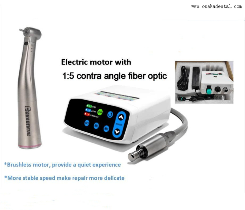 Burshless Dental Electric Motor with Contra Angle 1:5 