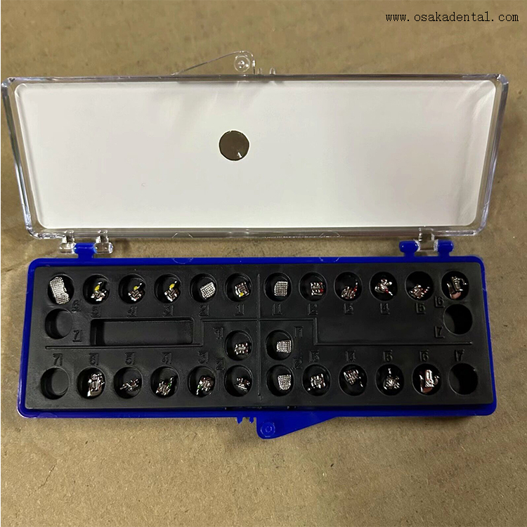 Power Chain Ligature Tie Niti Archwire Molar Bands Buccal Tube Orthodontic Brackets Set
