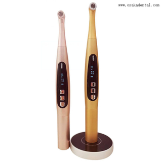 Dental one second curing light with metal head
