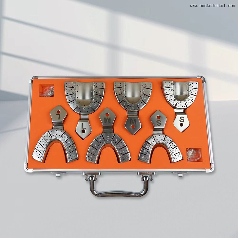 Professional Dental Implant Impression Trays Made with High Quality Stainless Steel Impression Trays Dental