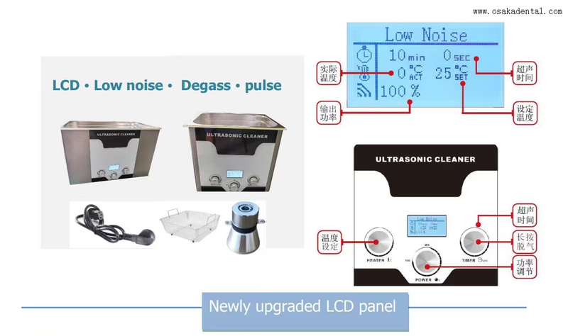 Powerful Ultrasonic Cleaner with Different Size