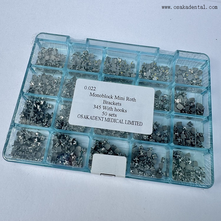 Dental Ortho Monoblock/Bondable Bracket 50set/box