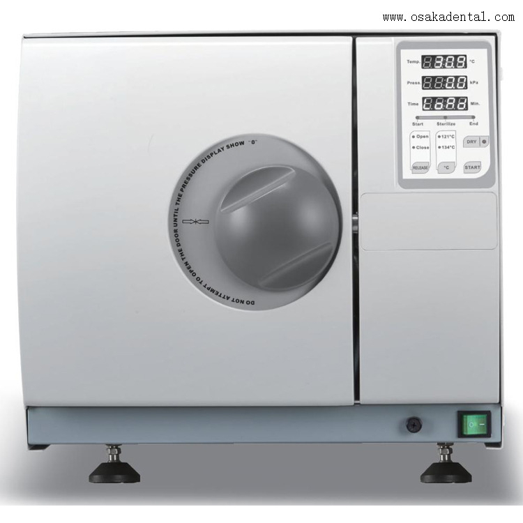 European N Class Opening water tank Digital display 18L/23L dental autoclave for dental unit 