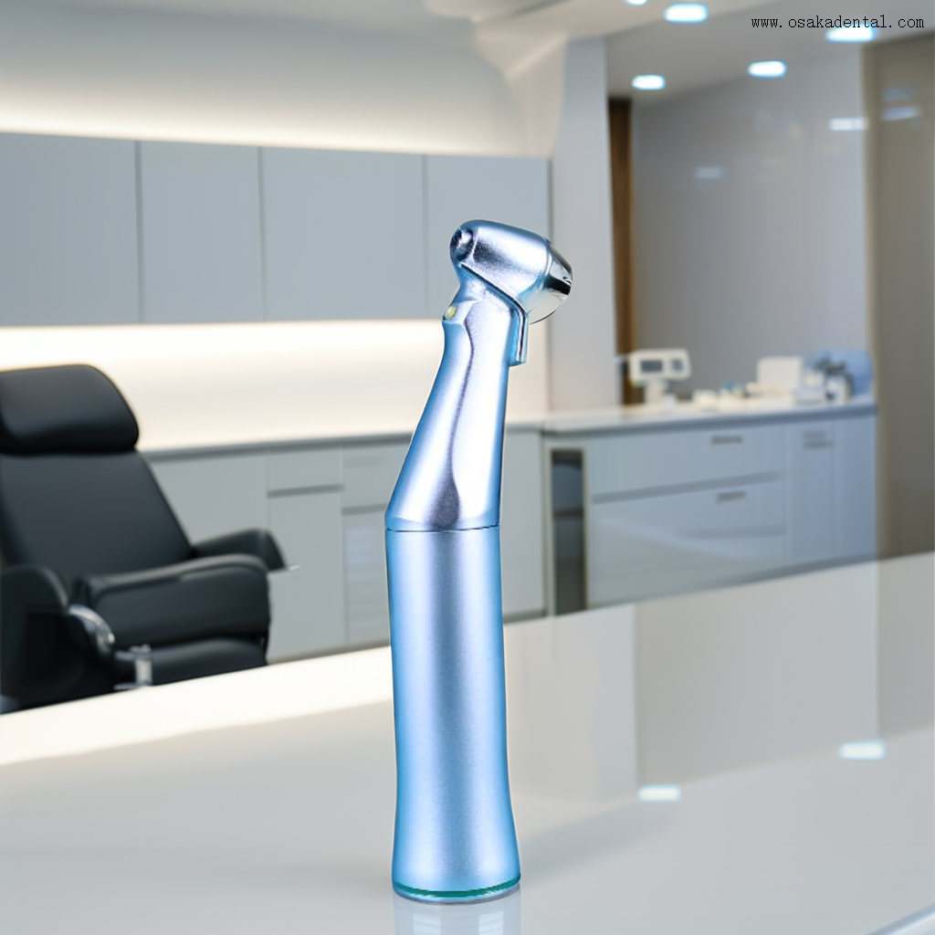 Dental handpiece with 20:1 contra angle with LED 