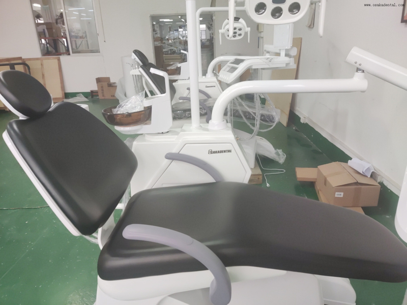 High-Quality Dental Chair with Advanced LED Light and Multi-Functional Foot Pedal