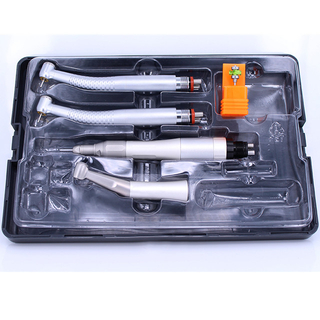 Shadowless LED High Speed and Push Button Low Speed Dental Handpiece Set