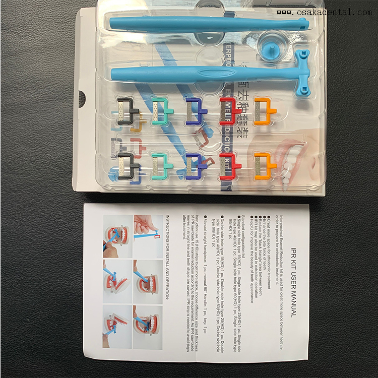 Dental Disposable Interproximal Enamel Reduction Kit