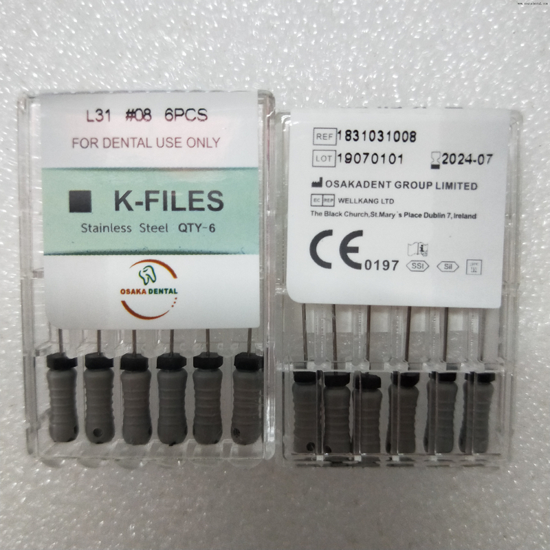 Stainless Steel Hand Use Dental Endodontic File