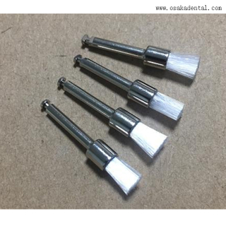 Nylon Dental Prophy Brush Latch Style Flat 