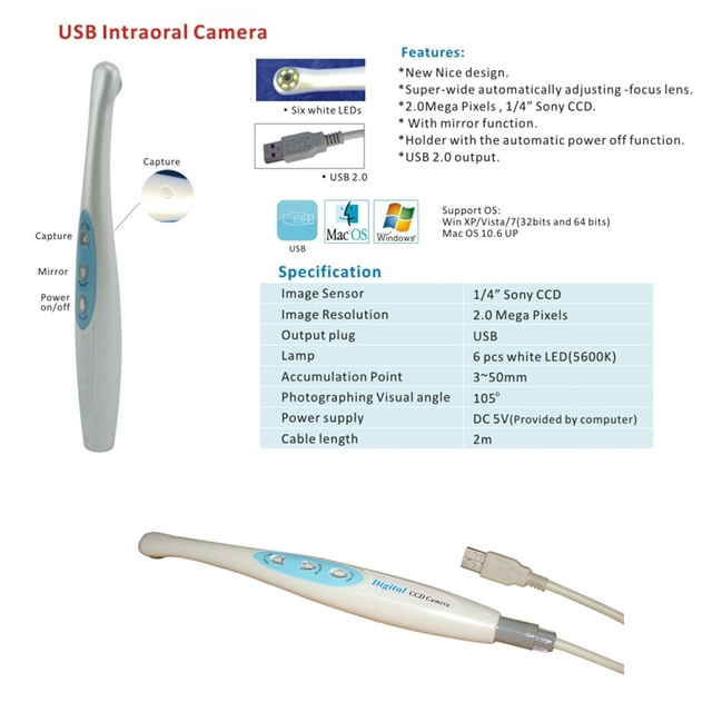 New Design Dental Intraoral Camera 