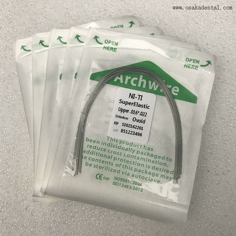 Dental Orthodontic Accessories Super Elastic Niti Archwire OSA-F709