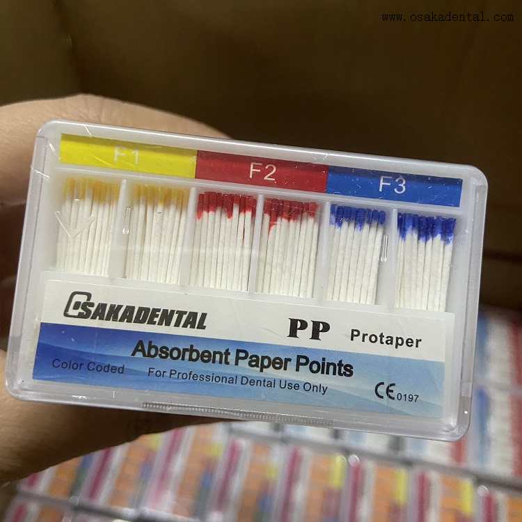 Dental Endo Points Protaper Absorbent Paper Points F1 F2 F3